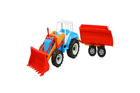 Трактор Тигр скрепер з причепом"(30) Ор242ШТ"