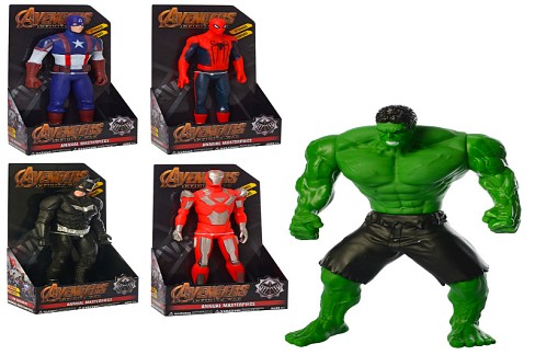 Супергерої з муз. та світ. ефект. (Халк, Капітан Америка, Spiderman, Бетмен, Ironman) 9806 22*9,5*40
