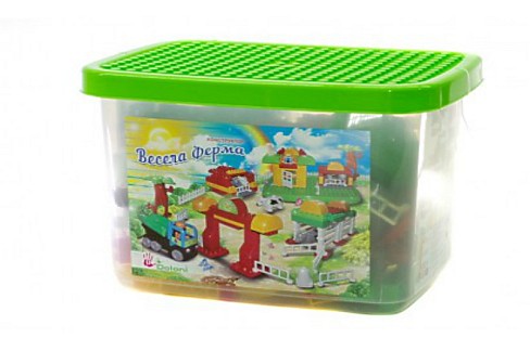 Конструктор ФЕРМА" 202 детал. 013888/06 в пластик. боксі"