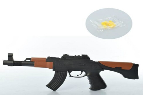 Автомат 018 (192шт) 31см, на пульках, в кульке, 31-11-5см