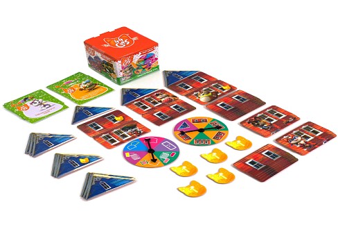 Гра настільна 44 коти.Мяу-Ленд" (45 дет.будин.,20карт.з завд.,5фішок,2 колеса фортуни)  VT8022-08"