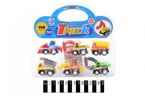 Набір машин інерц. (планшет 6 шт.) 3988-6A р.22*4*19 см