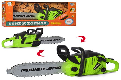 Бензопила М 5503 (24шт) 39см, звук, рухома стрічка, бат, кор, 40-20-10см