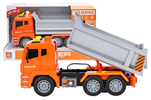 Вантажівка інерційна, озвучена, зі світлом, в коробці WY810B р.35,5*14,5*21см.