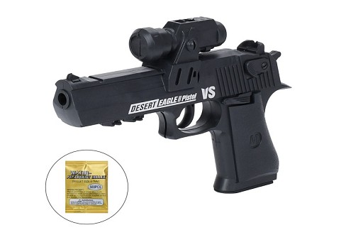 Пістолет 897-9-047-96+ (96шт) 21см, волдяні кулі, у пакеті, 18-24-3,5см