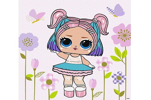 Набір для розпису по номерах  для дітей L.O.L. Surprise! HipHop4Lyfe CandyQT" 40х40см KHO1104"