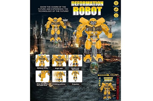 Робот арт. 857-1 (60шт/2) батар.,свiтло,звук,у короб.