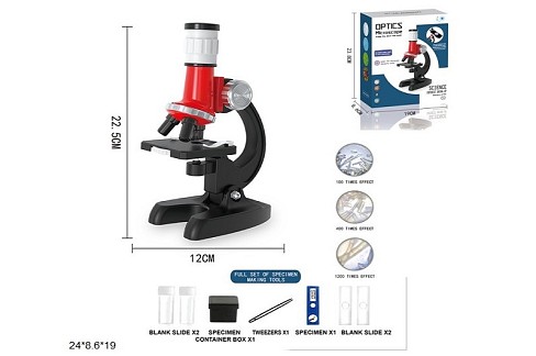 Мікроскоп LZ8601 з набором світ.кор.23,8*8,6*19 /36/
