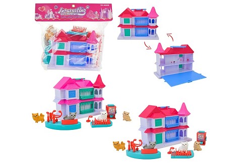 Будинок арт. HY8788-10 (80шт/2)   для тварин, аксес пакет 29*8*33