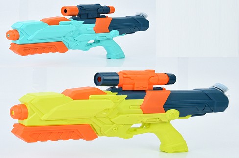 Водяний бластер ST203A (48шт) 41см, помпа, 2 кольори, у пакеті, 23-55-6см