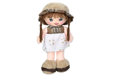 Лялька YG0256 (54шт) 32см, м'яконабивна, петелька, у пакеті, 17-32-10см