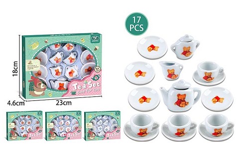 Посуд  арт. 868-E5 (96шт/2)   мікс малюнків, порцеляна, чайний сервіз короб. 18*4,6*23 см