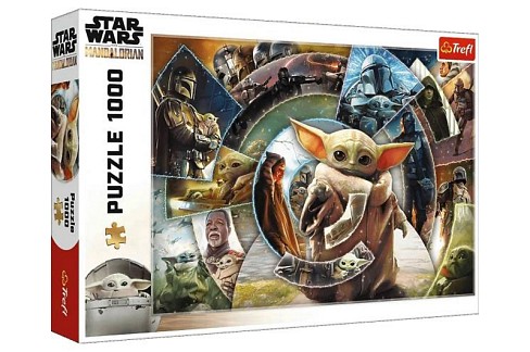 Пазли - 1000 елм. - 10906 Преміум: Подорож Грогу. Мандалорець" Trefl"