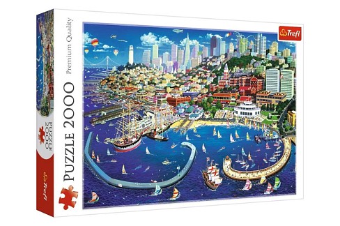 Пазли - 2000 елм. - 27107 Затока Сан-Франциско", Trefl"