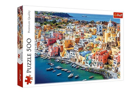 Пазли - (500 елм.) - Прочіда, Кампанія"/ Італія / Trefl  37477"