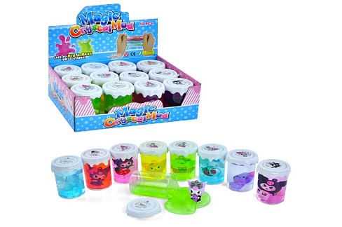 Лизун MK 5578 УП12шт(240шт) KR, желейний, банка з кришкою 7,5-6-6см, фігурка, 12шт(мікс вид) в диспл