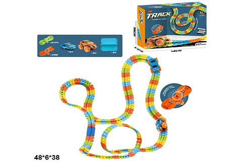 Трек 991 з машинками(2шт.)батар.світ.кор.48*6*38 /18/