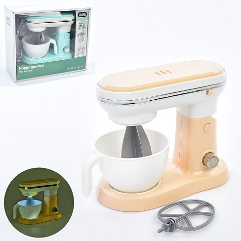 Міксер A1009-1-2 (24шт) 21,5-16-10см, звук, світло, обертається вінчик, 2 кольори, на бат-ці, 27-23-