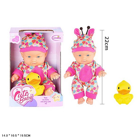 Пупс арт. HX623-5/7 (72шт/2)   мікс 2 види, аксес короб. 30см