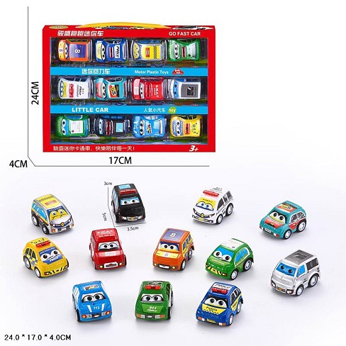 Набір машин арт. 5860 (96шт/2)   12машинок, короб. 24*17*4см