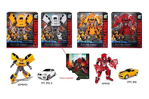 Трансформер арт. 38-26 (72шт/2) 2 види по 2 кольори, в короб.