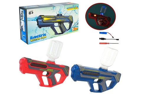 Водяний пістолет арт. 1005 (48шт/2)  електричний на аккум.батарейці,25 см, 200 мл в кор.