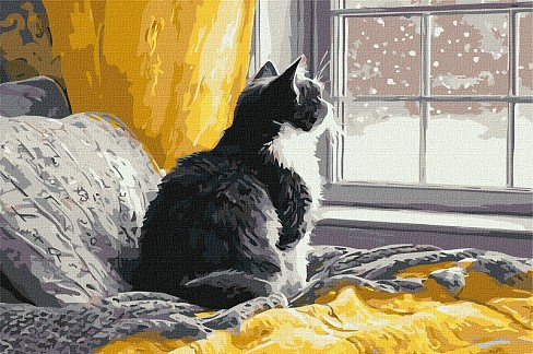 Картина по номерах Мелодія тихого дня" 30х40см  KHO6865"