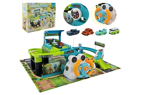 Паркінг арт. T917A (16шт) батар.,звук,машинки у короб.29,5*27*12,3см