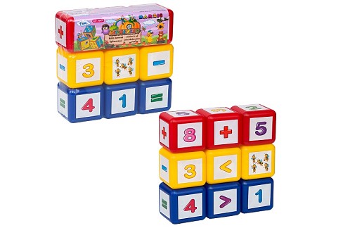 Кубики малі  Математика"  Пол028/6"