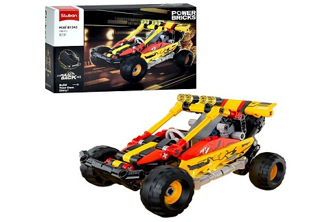 Конструктор SLUBAN M38-B1342 (24шт) авто серія, машина, 186дет, в кор-ці, 30-19-6,5см