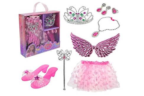 Аксесуари для дівчат арт. YH205-9 (48шт/2)   крила, спідничка, туфлі, аксес короб. 29*31*6.5