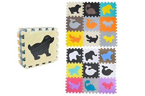 Пазли фомові EVA арт C9801 (24шт) 30*30 см 9 дет в плівці плівка 30*30*8  см