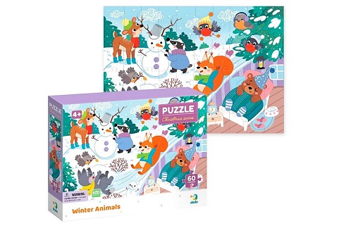 Пазл «Зимові тваринки»  До300578