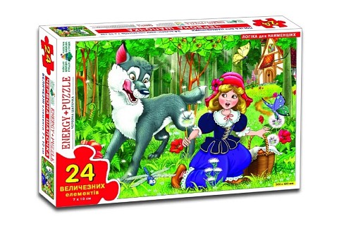Гра-пазл Червона Шапочка" 24 ел. в кор.  Ен2142"
