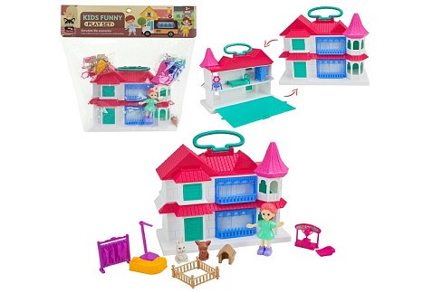 Будинок арт. HY8988-A3 (80шт/2)   ляльки, меблі пакет 29*28*8