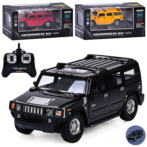 Джип 866-378H2 (12шт) 1:24, HUMMER, р/к2,4G, 20см, світло,гумові колеса, 3 кольори, на бат-ці, в кор