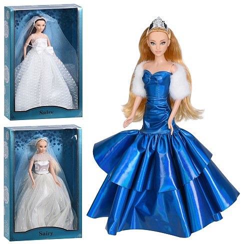 Лялька 8837-38-39 (12шт) 29см, 3 види (2 види наречена), в кор-ці, 21-33-6см