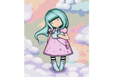 Набір для розпису по номерах  Ostara Santoro Gorjuss Collection" 30х40см KHO8588"