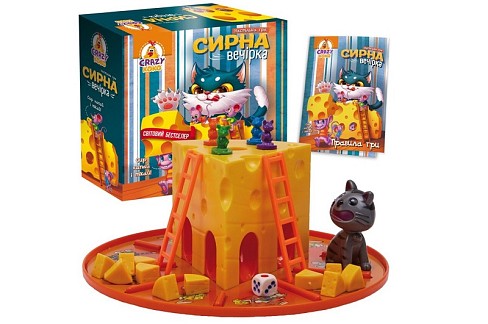 Гра настільна Vladi Toys розважальна. Сирна вечірка VT8055-38 (укр)