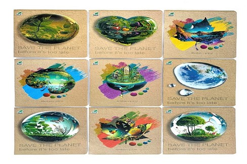 Зошит 48 арк.клітинка Екокартон Back brown з Вибірк об' УФ-лак покр ТМ Фемілі Лайн, ТЕ44444 УПАК10