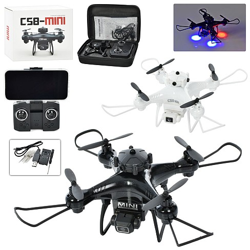 Квадрокоптер CK-05(CS8) (6шт) 13см,р/к, акумулятор,USB зарядне,камера,додаткові лопасти,світло,2 кол