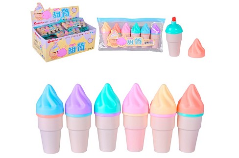 Набір маркерів арт.CE150402 Упак 6шт(288шт/2)у наборі 6 кольорів14,5*2*7,5 см,бокс 28,2*16,5*12,5 см