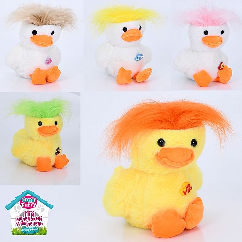 М'яка іграшка FG240408187A (72шт) каченя, 24-16-19см, 5 видів, у пакеті