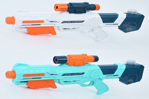 Водяний бластер ST201A (48шт) 50см, помпа, 2 кольори, у пакеті, 23-59-5см