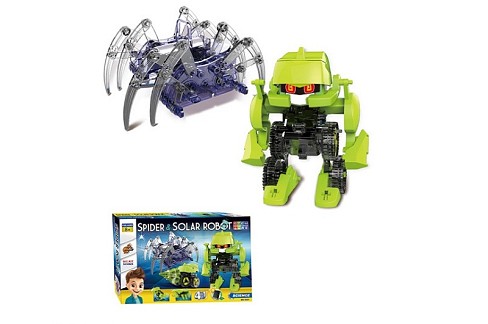 Конструктор 1021 динозавр-робот 4в1 на соняч.батар.кор.35*5*23 /48/