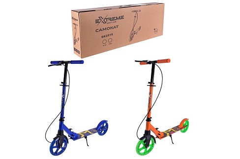 Самокат міський 2-х коліс. арт. SK2518 (6шт)   сталевий,колеса 200 мм,гальмо