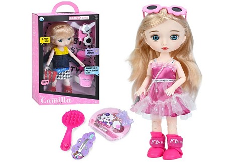 Лялька A923FG (20шт) 32см, шарнірна, аксесуари, 2 види, в кор-ці, 22-35-8,5см