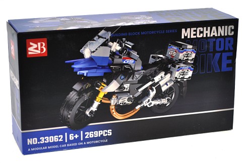 Конструктор 33062 Мотоцикл" 269 дет. в коробці р.26x14x7 см"
