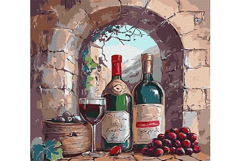 Картина по номерах Смак витримки" 40х40см  KHO5729"