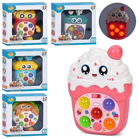 Музична іграшка 855-197-198-199-200-206A (60шт) 12,5см,музика, звук, світло, 3 режими гри, 2 режими